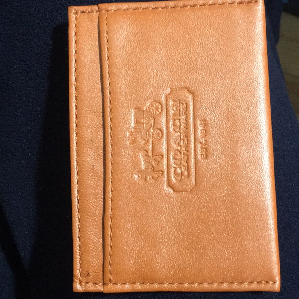 Coach card wallet